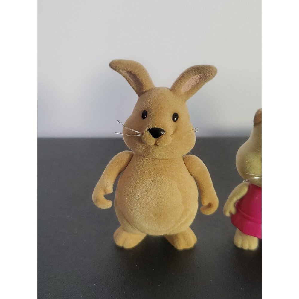 Lil Woodzeez Assorted Figures: Rabbit, Cat, Chipmunk, and Hedgehog LOT of 4 - Picture 2 of 5